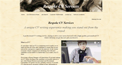 Desktop Screenshot of bespokecvservices.co.uk